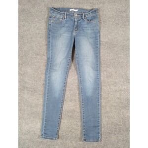 Levis 710 Super Skinny Jeans Womens 29X30 Blue Medium Wash Stretch Denim Pants